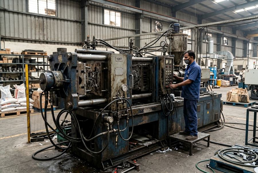 Injection Moulding Machine 120T
