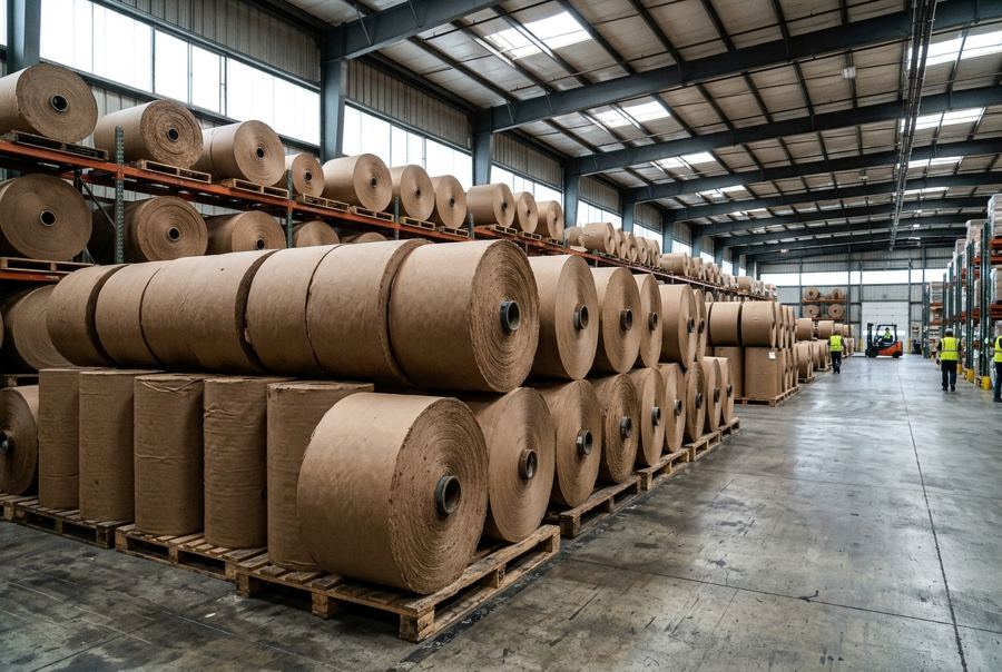 Surplus Kraft Paper Reels 3 ton